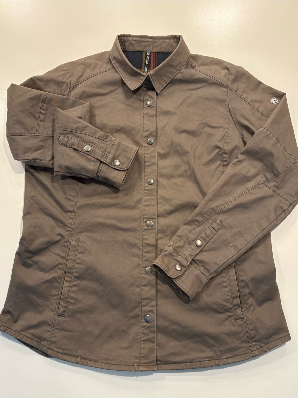 Kuhl Women's Brown Tapered Utility Jacket - Size L